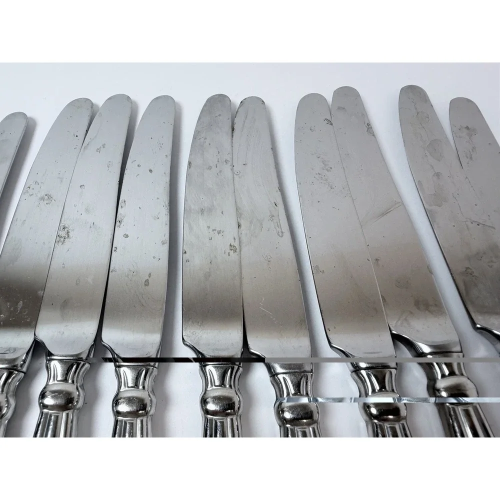 Oneida‎ Unity 10 Dinner Knives Stainless Flatware Replacements USA